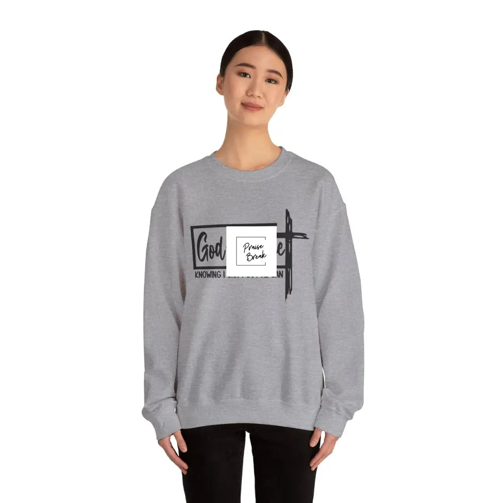 Faith-Inspired Crewneck Sweatshirt God-Fidence Sweatshirt Religious Apparel Unisex Casual Wear Christian Gift