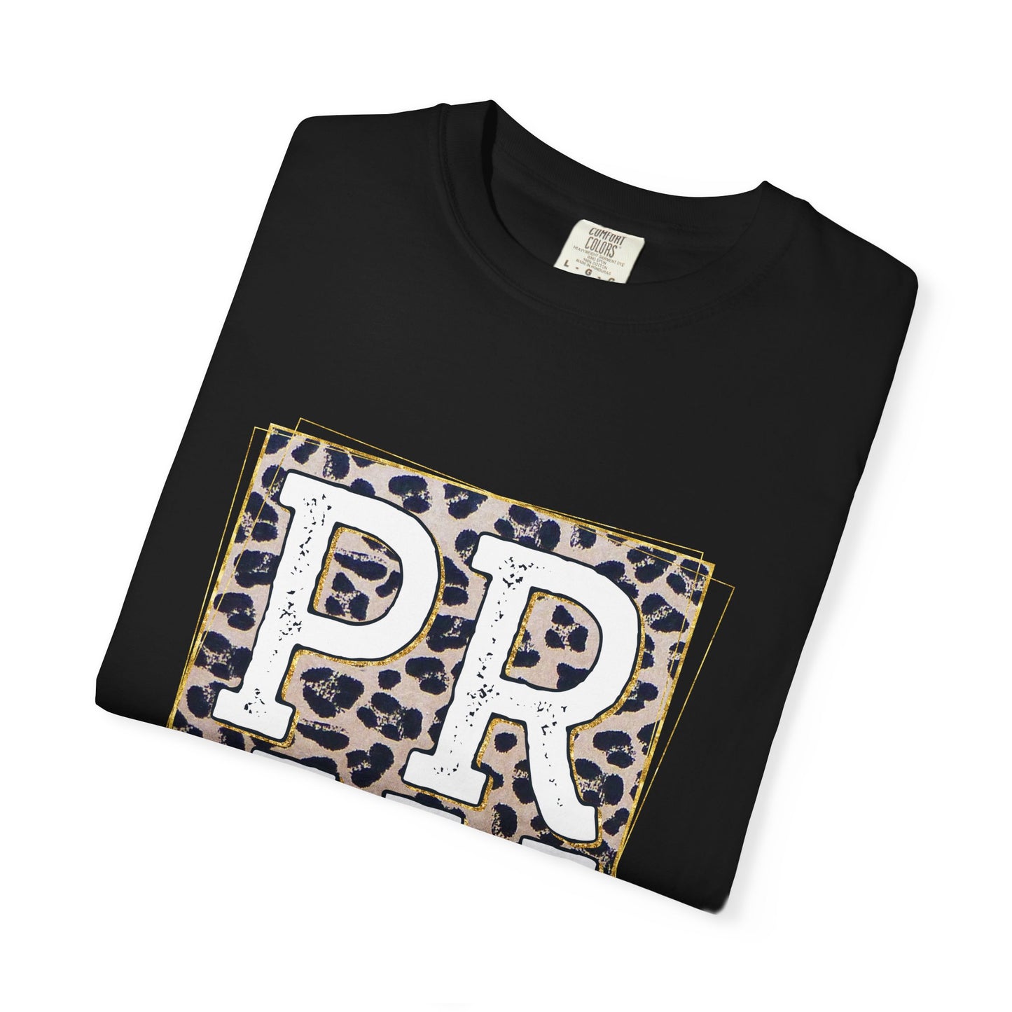 Leopard Print Pray T-Shirt | Unisex Garment-Dyed Tee for Faith & Fashion | Christian Gift, Casual Wear, Inspirational Apparel