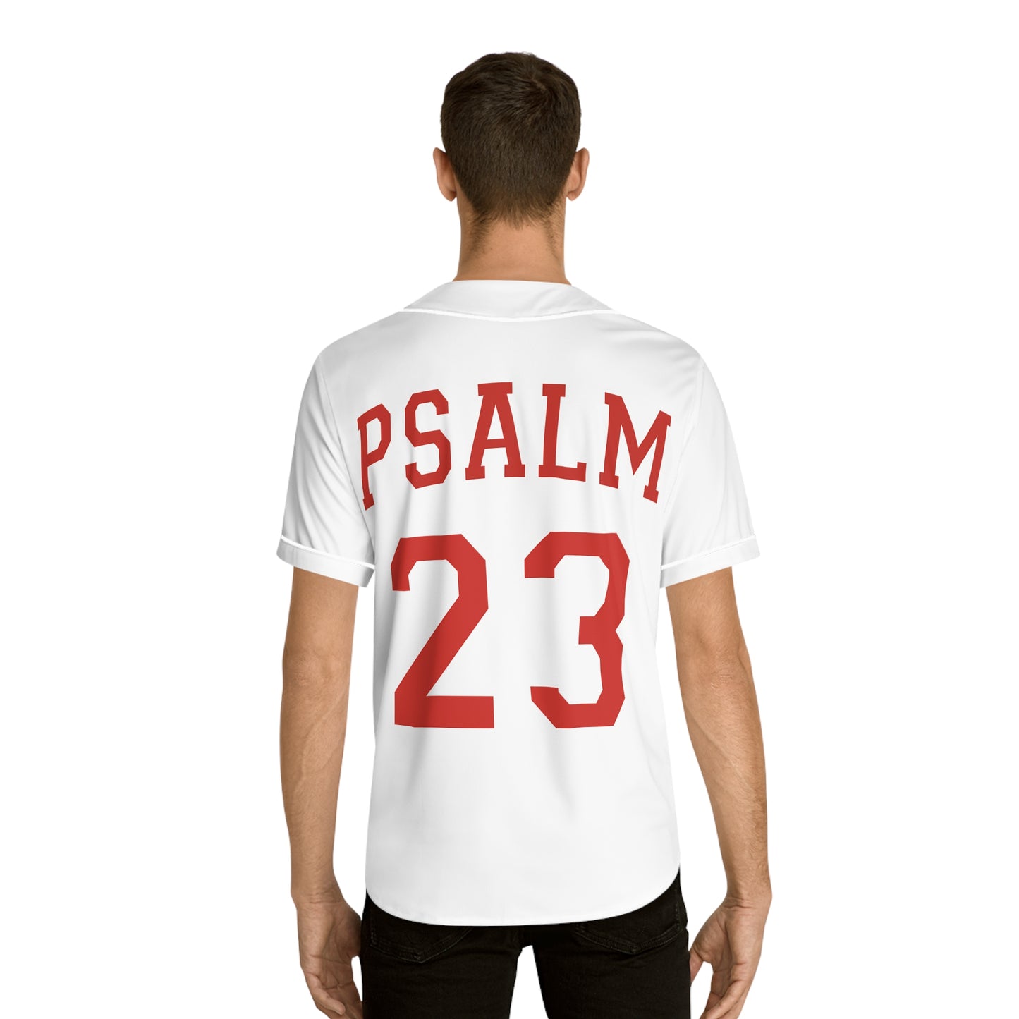 Psalm 23 Baseball Jersey — Christian Faith Sports Tee