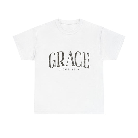 Grace T‑Shirt - 'GRACE' 2 Cor 12:9 Christian Faith Tee