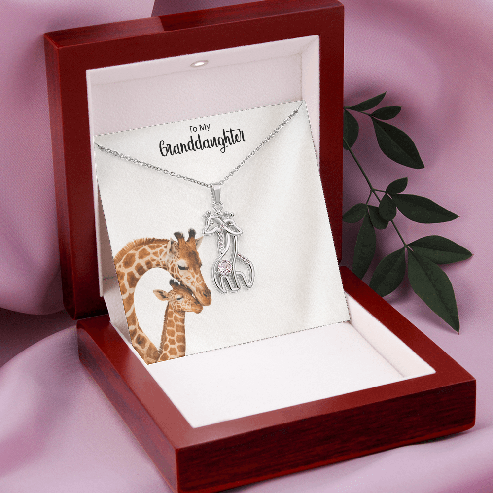 Giraffe Necklace To Granddaughter