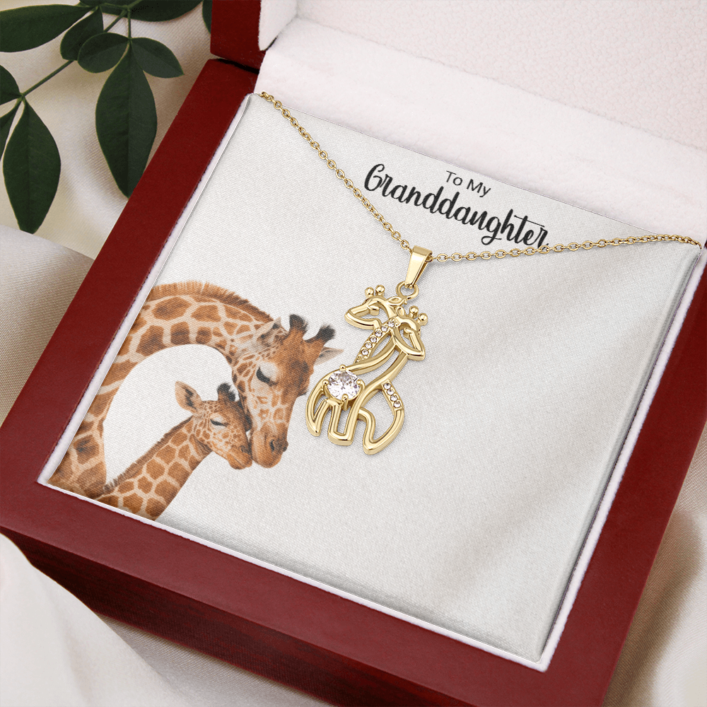 Giraffe Necklace To Granddaughter