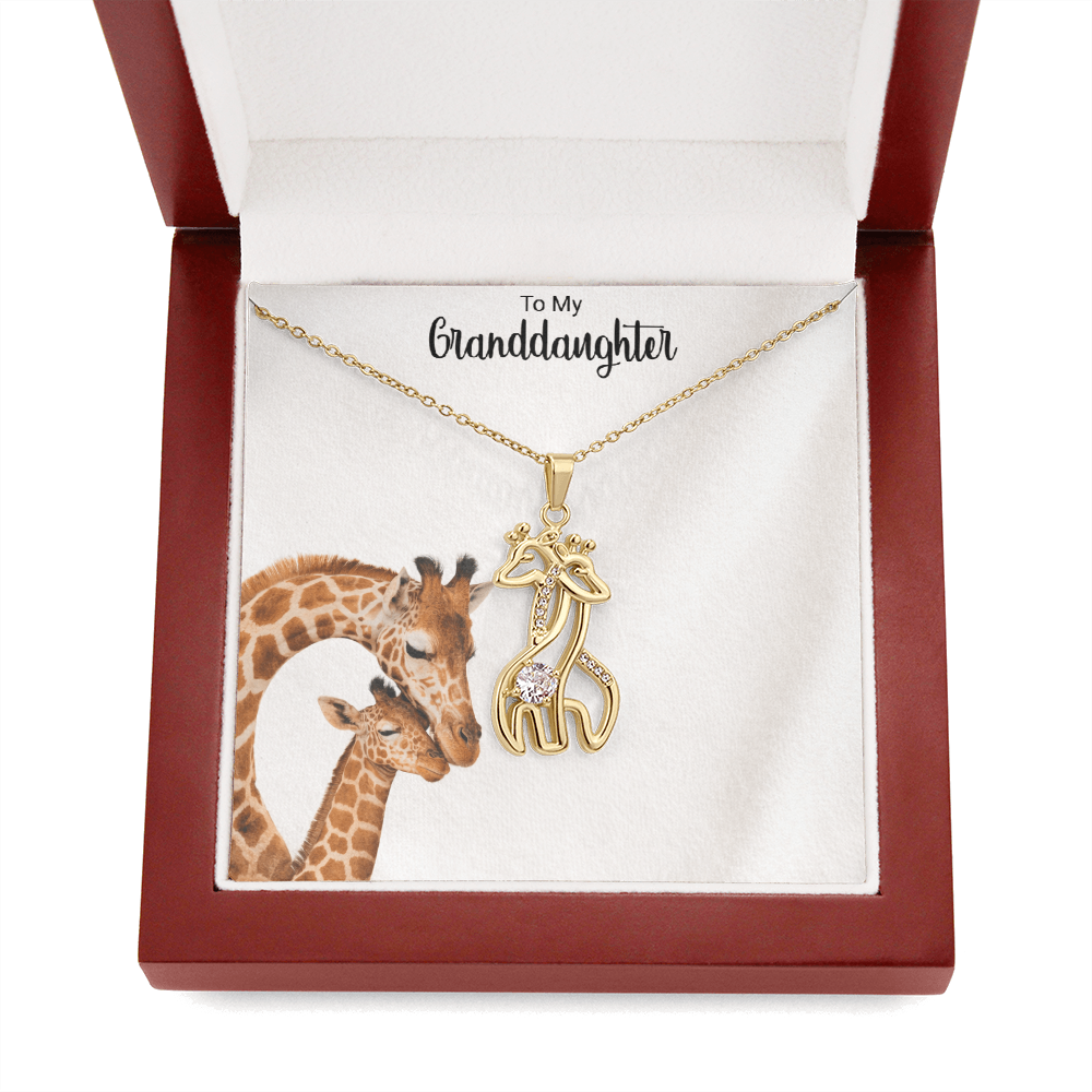 Giraffe Necklace To Granddaughter
